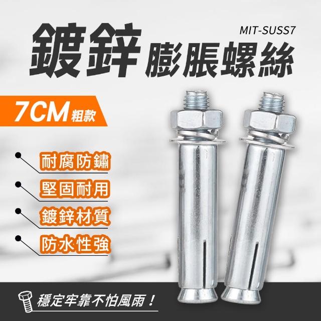 【智殿】七公分胖鍍鋅膨脹螺絲 建築壁虎 內迫壁虎 自攻螺絲 六角內膨脹螺絲 中空壁虎(內迫壁虎 165-SUSS7)