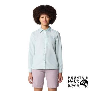 【Mountain Hardwear】Canyon™ Long Sleeve W 抗皺速乾防曬長袖襯衫 女款 礦泉綠 #2110541