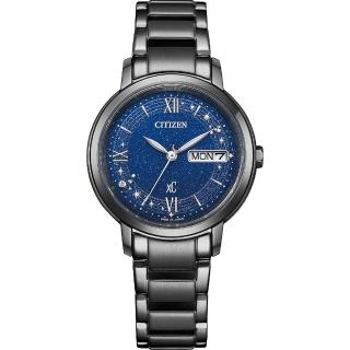 【CITIZEN 星辰】xC系列 Hebe田馥甄 甄星閃耀聯名款 深夜星空腕錶/32.5mm(EW2428-59L)