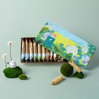 【青鳥旅行】蒲光漫舞-12入經典蛋捲禮盒｜肉鬆蛋捲、芝麻沙沙、花生粒粒(送禮推薦 端午 母親節禮物)