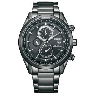 【CITIZEN 星辰】GENTS系列 空中之鷹光動能全球電波腕錶/43mm(AT8265-81E)