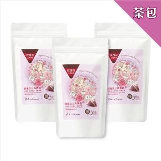 【慢悠仙】神農獎玫瑰花茶包1.2gX10入x 3包(三角立體茶包/每包可沖20壺/SGS無農藥/無咖啡因/花茶)
