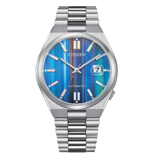 CITIZEN 星辰 彩色復古機械腕錶 40mm NJ0151-53W