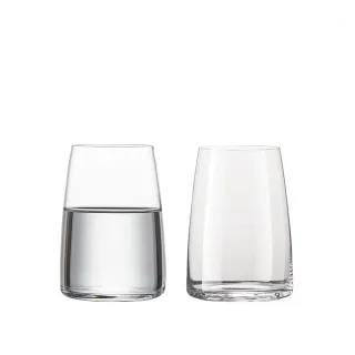 【ZWIESEL GLAS】ZWIESEL GLAS Sensa 萬用杯500ml 2入禮盒組(無梗杯/紅酒杯/白酒杯/水杯/調酒杯)