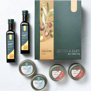 【永豐餘生技】莊園油品禮盒(橄欖油x2橄欖油漬鮪魚x2橄欖油茄汁鯖魚x2)