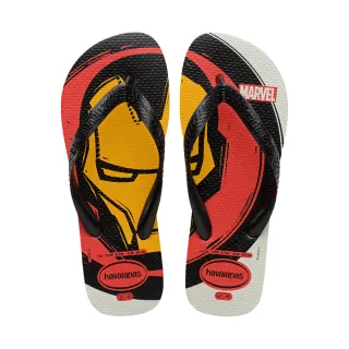 【havaianas 哈瓦仕】拖鞋 男鞋 女鞋 夾腳拖 漫威英雄 鋼鐵人 紅黑 4146953-0001U(哈瓦士)