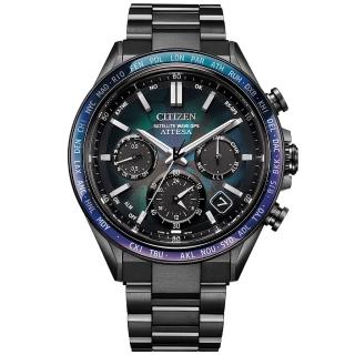 【CITIZEN 星辰】宇宙幻彩 光動能GPS衛星對時腕錶/44.6mm(CC4057-60E)