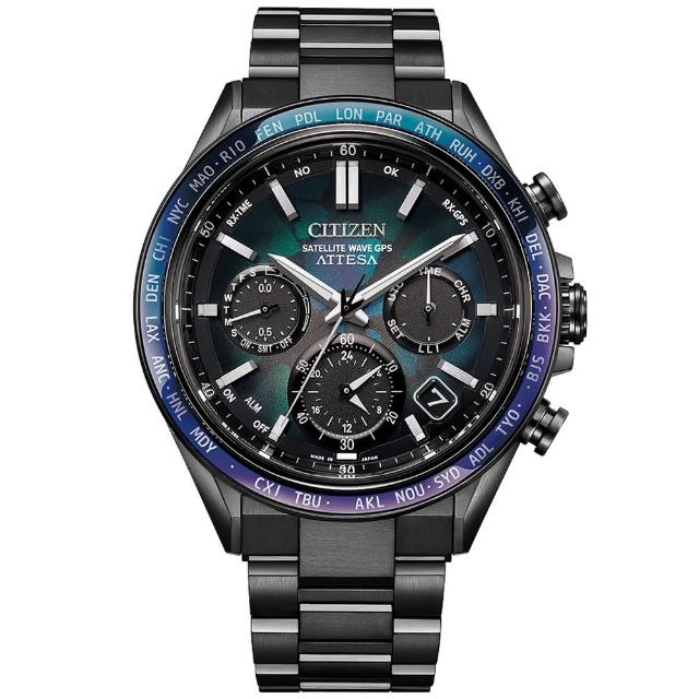 【CITIZEN 星辰】GENTS系列 光動能GPS衛星對時腕錶/44.6mm(CC4057-60E)