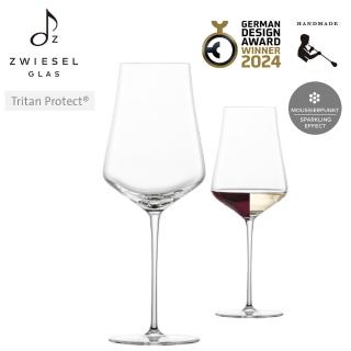 【ZWIESEL GLAS】Duo系列 手工通用杯 548ml 單入禮盒組(紅酒杯/白酒杯/玻璃杯/水晶杯)