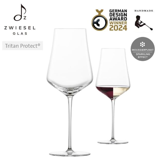 【ZWIESEL GLAS】Duo系列 手工通用杯 548ml 單入禮盒組(紅酒杯/白酒杯/玻璃杯/水晶杯)