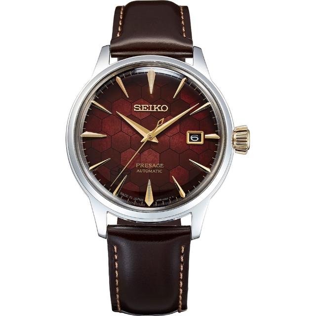 【SEIKO 精工】Presage 調酒師機械錶(SRPL21J1/4R35-01T0R)