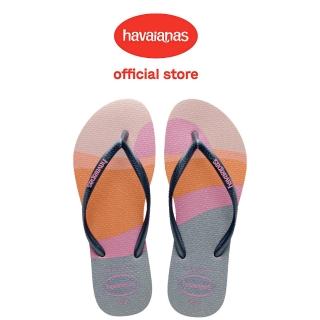 【havaianas 哈瓦仕】拖鞋 女鞋 夾腳拖 炫亮 Slim Palette Glow 質感藍 4145766-4996W(哈瓦士)