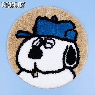 【SNOOPY 史努比】歐拉夫吐舌頭絨毛地墊