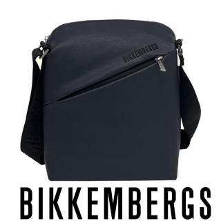 【Bikkembergs】義大利原裝進口 限量3折 頂級皮革肩背包 988P 全新專櫃展示品(黑色)