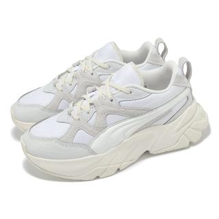【PUMA】休閒鞋 Sophyr WV Wns 女鞋 白 米白 厚底 老爹鞋 增高 復古(399689-01)