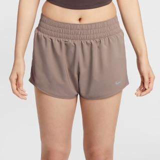 【NIKE 耐吉】AS W NK ONE DF MR 3IN BR SHORT 女 短褲 運動褲 中腰 藕粉(DX6011233)