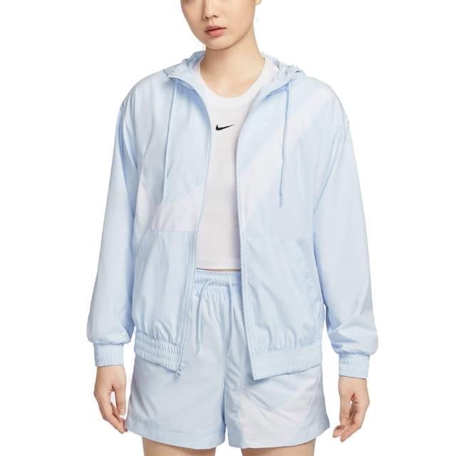 【NIKE 耐吉】女 AS W NSW CLSSC WVN UV FZ LOGO 防曬 連帽外套 - HM8972423
