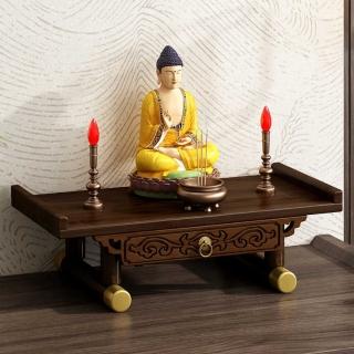 【巨匠】神龕 供奉臺 神龕壁掛式 佛龕架擺放櫃子 家用供桌香案 供臺托架(壁掛式神龕)