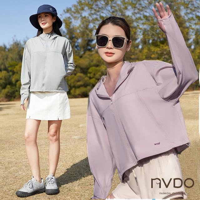 【NVDO】新品預購 絲滑雪糕冰感暢動防曬外套-多色可選(F316/防曬外套/冰涼絲外套)