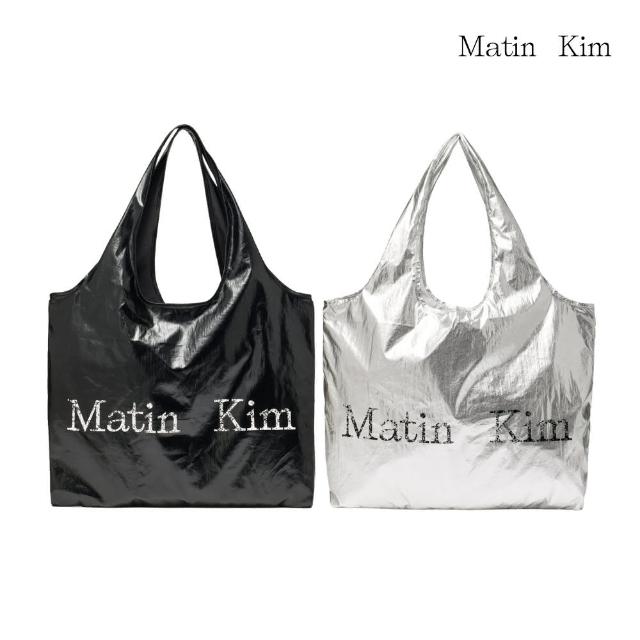 【MATIN KIM】官方旗艦 MATIN亮面子母購物袋 直播(多款任選)