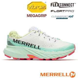 【MERRELL】女 AGILITY PEAK 5 輕量越野健行鞋.透氣登山鞋.戶外休閒運動鞋(ML068384 青瓷綠)