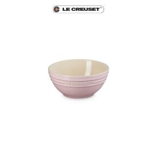 【Le Creuset】瓷器韓式湯碗13cm(雪紡粉)