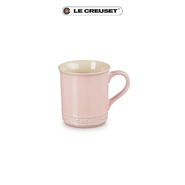 【Le Creuset】瓷器馬克杯 400ml(甜心粉-無盒)