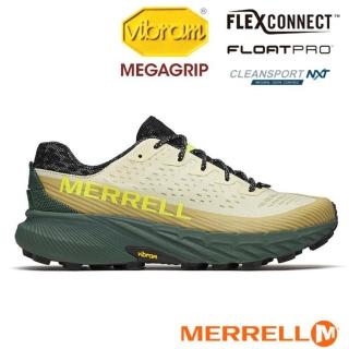 【MERRELL】男 AGILITY PEAK 5 輕量越野健行鞋.透氣登山鞋.戶外休閒運動鞋(ML068337 綠色)