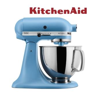【KitchenAid】4.8公升/5Q桌上型攪拌機-絲絨藍(打蛋機 / 揉麵機 / 廚師機 / 麵團機 / 和麵機)