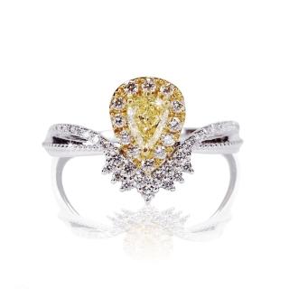 【One&Only Daimond】Hansook 嫻淑戒指 最白D色 18k 黃金 白金 雙色K金 天然鑽石(母親節禮物)