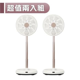 【NICONICO】12吋美型DC摺疊遙控循環扇/2入組(NI-DC2403)