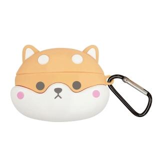 【Timo】for AirPods 1/2代 柴犬造型藍牙耳機保護套(附掛勾)
