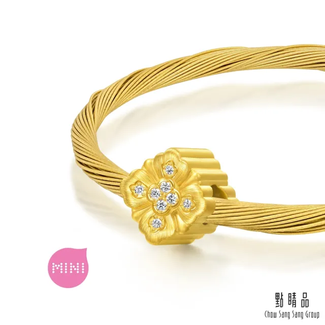 【點睛品】復古美學 鑽石黃金串珠