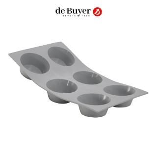 【de Buyer 畢耶】『全球專利矽金烤模系列』6格馬芬蛋糕烤模(6連模)