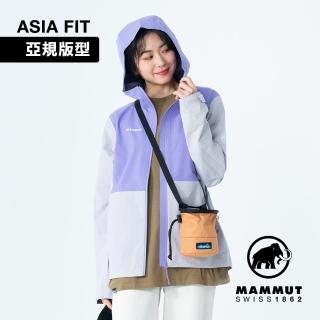 【Mammut 長毛象官方直營】Linard Light HS Hooded AF 防風防水連帽外套 紫風輪/薰衣草紫 女款 #1010-31960