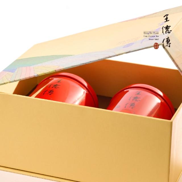 【王德傳】端午迎曦茶葉禮盒-杉林溪金萱120g+焙香紅烏龍120g(仲夏禮盒迎夏節安康)