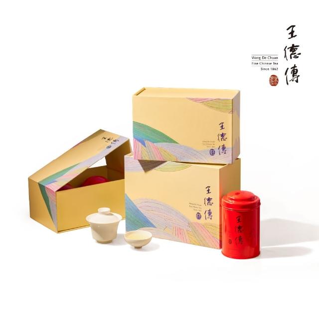 【王德傳】端午迎曦茶葉禮盒-阿里山金萱120g+焙香四季烏龍120g(仲夏禮盒迎夏節安康)