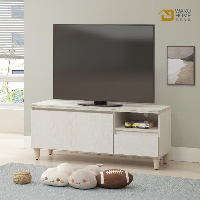 【WAKUHOME 瓦酷家具】Lotso自然日系白榆木4尺岩板電視櫃A014-N100A