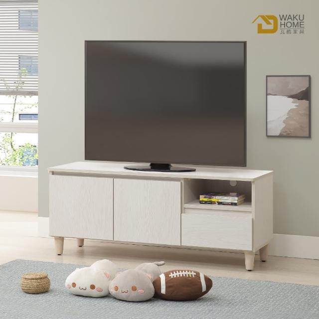【WAKUHOME 瓦酷家具】Lotso自然日系白榆木4尺電視櫃A014-N100