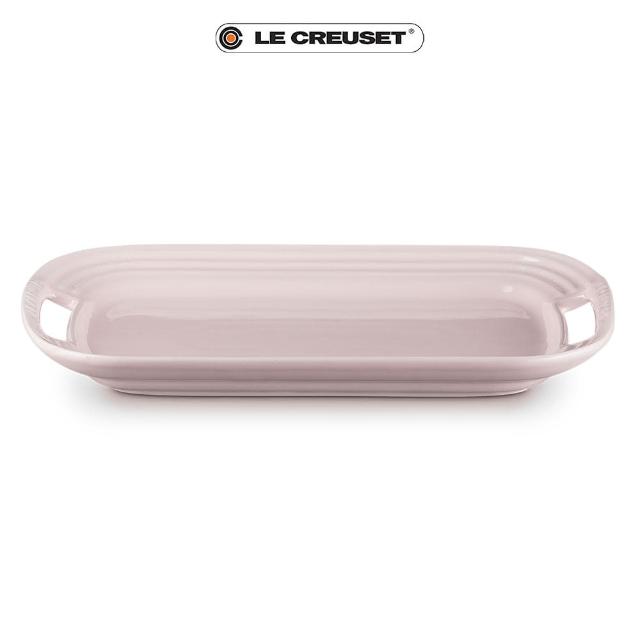 【Le Creuset】瓷器托盤-小(雪紡粉)