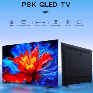 【TCL】98型 QLED 144Hz Google TV 量子點智慧聯網顯示器-廠勘基本安裝(98P8K)