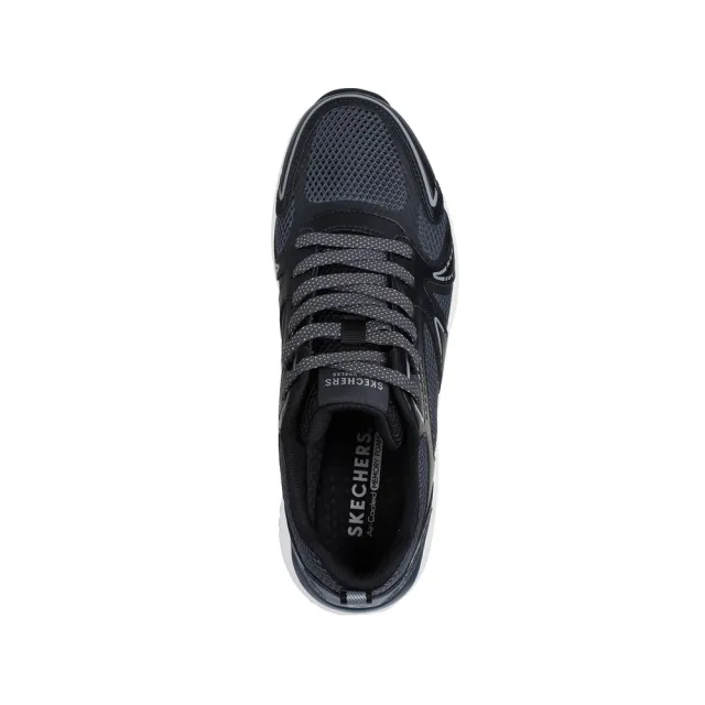 【SKECHERS】Uno Ego 男 運動休閒鞋 增高 舒適 穿搭 黑 白(183302BLK)