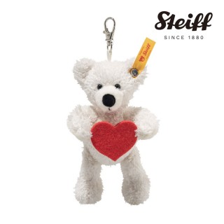 【STEIFF】Pendant Lotte Teddy bear – Love 愛心泰迪熊(經典吊飾 黃標)