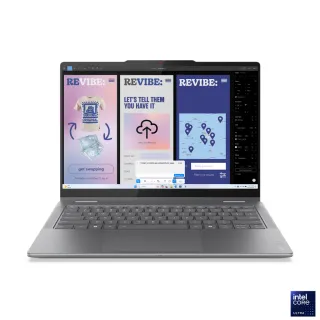 【Lenovo】14吋Ultra 5輕薄AI筆電(Yoga 7 2in1/Ultra 5-228V/32G/512G/W11/83JQ003DTW/灰)
