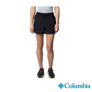 【Columbia 哥倫比亞】女款-防曬UPF50短褲-黑色(UAR49620BK/JS)