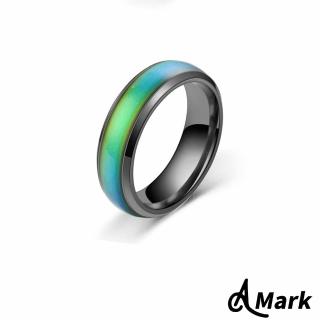【A MARK】鈦鋼戒指 情侶對戒/感溫變色百搭316L鈦鋼戒指 情侶對戒(5色任選)
