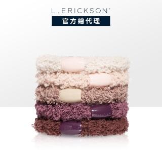 【L. ERICKSON 官方旗艦】毛絨 彈力髮圈 5入 〈葡萄紫〉