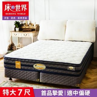 【床的世界】美國首品系列摯愛針織邊框加強中鋼獨立筒床墊 - 特大 6 X 7 尺