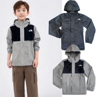 【The North Face】北臉 小童 風衣外套 防潑水防風 外套(平輸品)