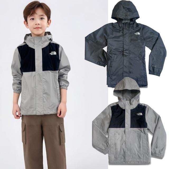 【The North Face】北臉 小童 風衣外套 防潑水防風 外套(平輸品)
